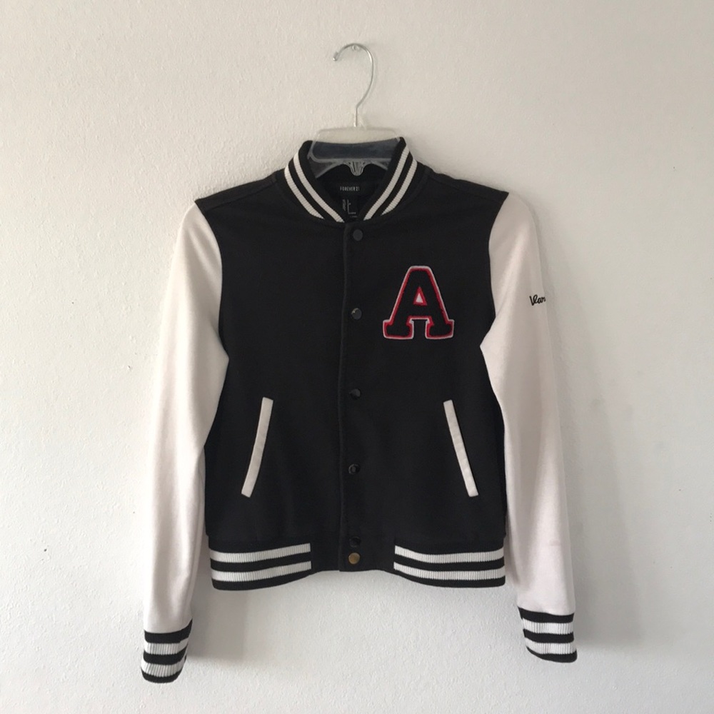 F21 letterman jacket